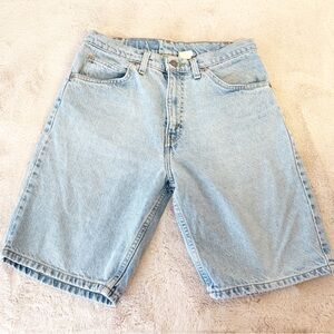 LEVI’S Vintage Orange Tab Long 550 Shorts 31 Waist